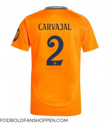 Real Madrid Daniel Carvajal #2 Udebanetrøje 2024-25 Kortærmet